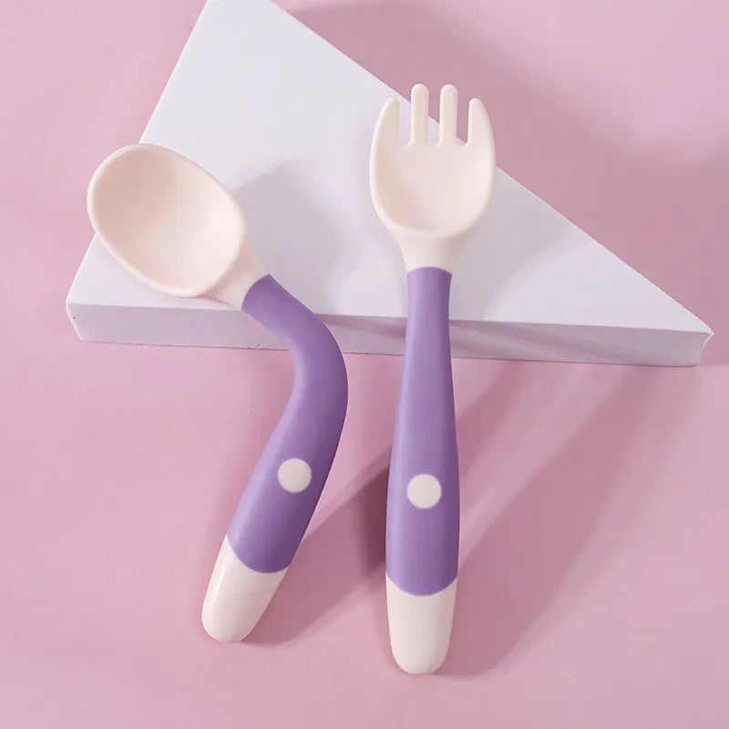 Talheres Infantis de Silicone
