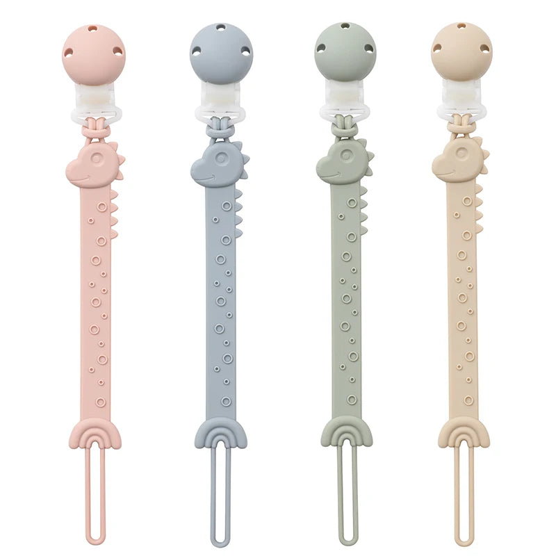 Clipe de Chupeta em Silicone – Conforto, Estilo e Segurança para o Seu Bebê